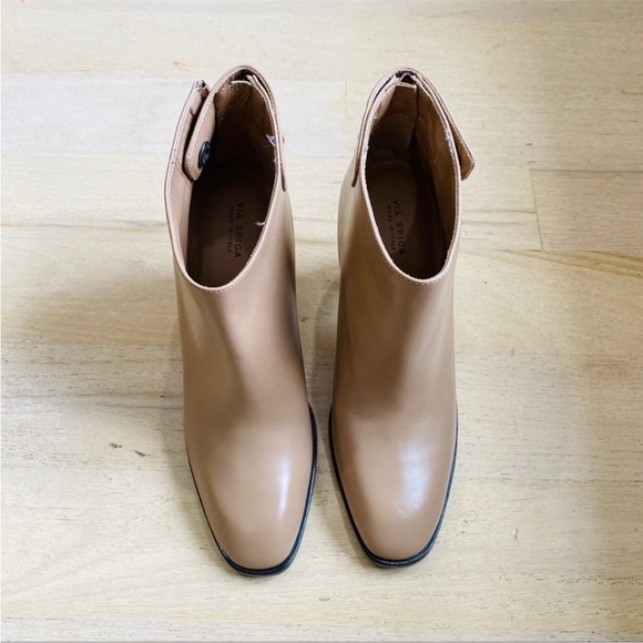 Via Spiga cream/beige ankle booties - Picture 3 of 6